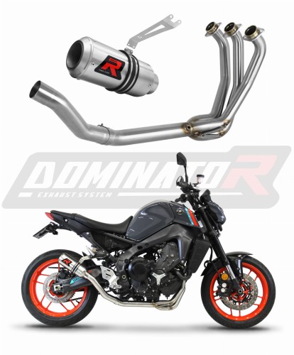 MT-09 2021 - 2022 EXHAUST Yamaha Full System Muffler Auspuff Sportauspuff Silencer Echappement Silencieux Scarico Scarichi Escape Collector Manifold Wydech Tłumik GP DOMINATOR x