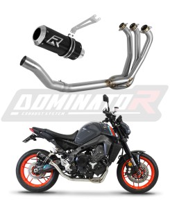 Yamaha MT 09 2021 - 2023 Komplett avgassystem Ljuddämpare GP SVART + dB killer