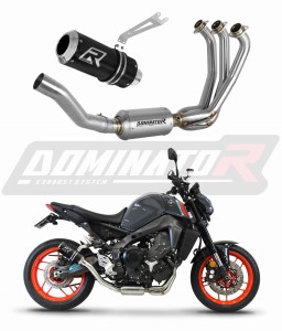 Yamaha MT 09 2021 - 2023 EX Komplett avgassystem Ljuddämpare GP SVART + dB killer