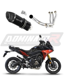 Yamaha MT 09 TRACER 900 2015 - 2020 Komplett avgassystem Ljuddämpare HP5 SVART + dB killer