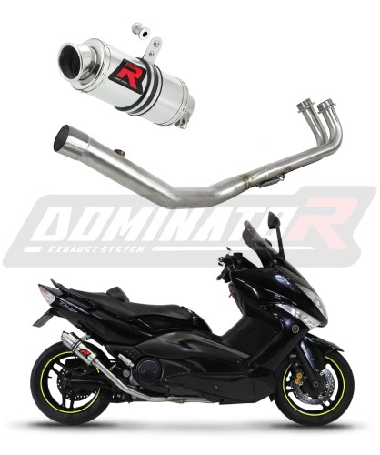 Yamaha T-MAX 500 Full  Exhaust System  Muffler Auspuff Sportauspuff Silencer Echappement Silencieux Scarico Scarichi Escape Collector Manifold Wydech Tłumik  GP1 DOMINATOR x