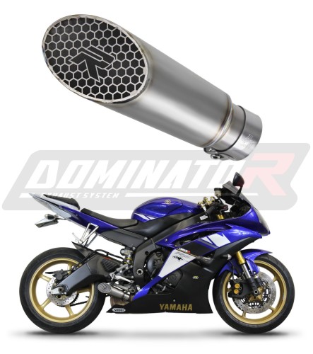 Yamaha YZF R6 2006 - 2016 EXHAUST Muffler Auspuff Sportauspuff Silencer Echappement Silencieux Scarico Scarichi Escape Wydech Tłumik GP3 Megaphone Titanium DOMINATOR EXHAUST SYSTEM x