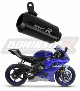 Yamaha YZF R6 2017 - 2023 Avgas Ljuddämpare GPS SVART + dB killer