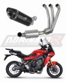 Yamaha Tracer 9 / GT 2021 - 2022 EXHAUST Collector Manifold Full System EX Muffler Auspuff Sportauspuff Silencer Echappement Silencieux Scarico Scarichi Escape Wydech Tłumik HP8 BLACK Dominator Exhaust System x