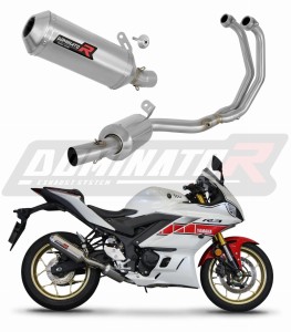 Yamaha YZF-R3 2019 - 2024 Komplett avgassystem Ljuddämpare OV G2 + dB killer
