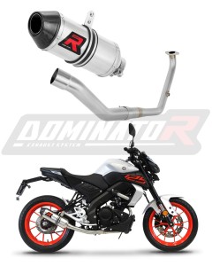 Yamaha MT 125 2021 - 2024 Komplett avgassystem Ljuddämpare HP3 + dB killer