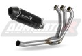 Yamaha XSR 900 2022 - 2023 Full Exhaust System  Muffler Auspuff Sportauspuff Silencer Echappement Silencieux Scarico Scarichi Escape Collector Manifold Wydech Tłumik HP3 BLACK Low Level  DOMINATOR x