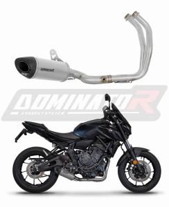 Yamaha MT 07 2021 - 2024  Komplett avgassystem LjuddämpareHP8 Titan + dB killer