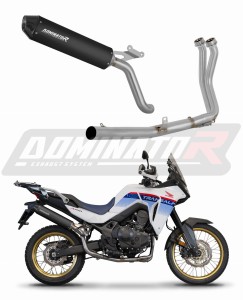 Honda XL 750 TRANSALP 2023 Komplett avgassystem LjuddämpareMX2 SVART + dB killer