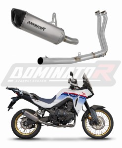 Honda XL 750 TRANSALP 2023 Komplett avgassystem LjuddämpareTitan HP6 + dB killer