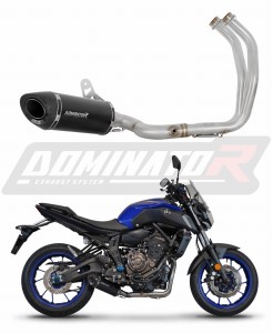 Yamaha XSR 700 2015 - 2020 Komplett avgassystem LjuddämpareHP8 SVART + dB killer