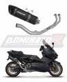 complete exhaust system with muffler DOMINATOR Full System HP6 BLACK fits the motorcycle Yamaha XP 560 T MAX 2020   2024 6