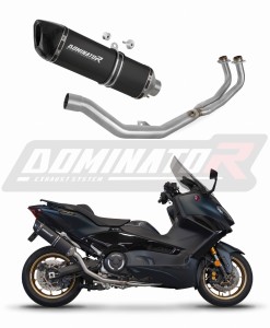 Yamaha XP 560 T-MAX 2020 - 2024 Komplett avgassystem LjuddämpareHP6 SVART + dB killer