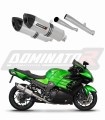 KAWASAKI ZZR 1400 2012 - 2023 EXHAUST Muffler Auspuff Sportauspuff Silencer Echappement Silencieux Scarico Scarichi Escape Wydech Tłumik HP5 Dominator Exhaust System x