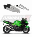 KAWASAKI ZZR 1400 2012 - 2023 EXHAUST Muffler Auspuff Sportauspuff Silencer Echappement Silencieux Scarico Scarichi Escape Wydech Tłumik HP5 TITANIUM Dominator Exhaust System x