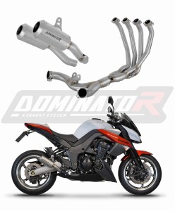Kawasaki Z1000 2014 - 2016 Komplett avgassystem LjuddämpareGPS + dB killer
