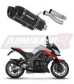 Kawasaki Z1000 2010 - 2013  Motorcycle Muffler Auspuff Sportauspuff Silencer Echappement Silencieux Scarico Scarichi Escape Wydech Tłumik HP1 BLACK Dominator Exhaust System x