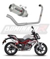 Benelli BN 125 2018 - 2023 Full system Kolektor wydech tłumik OV G2 Motorcycle Muffler Auspuff Sportauspuff Silencer Echappement Silencieux Scarico Scarichi Escape Wydech Tłumik  Dominator Exhaust System x