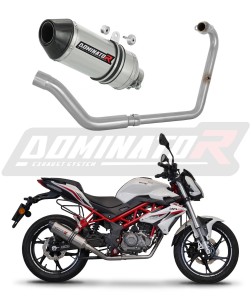 Benelli BN 125 2018 - 2023 Komplett avgassystem LjuddämpareHP3 + dB killer