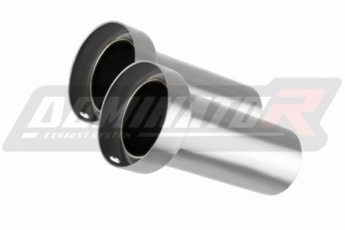 DOMINATOR  fits the motorcycle set of 2 dB killers Medium Prosty 48 32  2
