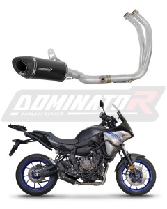 Yamaha Tracer 7 / GT 2020 - 2024 Komplett avgassystem Ljuddämpare HP8 SVART + dB killer