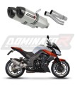 Z1000 EXHAUST Kawasaki Muffler Auspuff Sportauspuff Silencer Echappement Silencieux Scarico Scarichi Escape Wydech Tłumik Carbon Tip HP1 2014 - 2016 Dominator x
