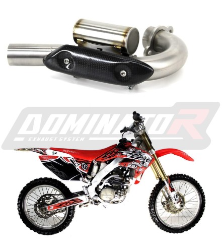 exhaust manifold header z PowerBomb DOMINATOR  fits the motorcycle CRF 250 R 2006   2009 4