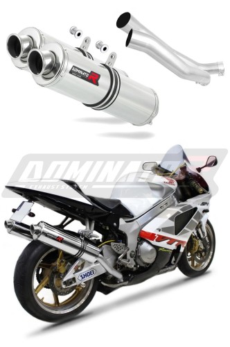 exhaust muffler DOMINATOR ROUND fits the motorcycle Honda VTR 1000 SP1 1998   2001 6