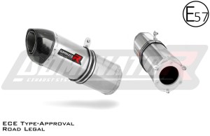Kawasaki ZX6R 1995 - 1997 EU-godkänd Avgas Ljuddämpare HP1