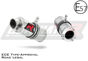 Kawasaki ZX9R 1998 - 2002 EU-godkänd Avgas Ljuddämpare GP1