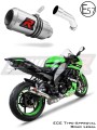 Kawasaki ZX10R 2008 - 2010 Motorcycle EU Approved Street Legal Muffler Auspuff Sportauspuff Silencer Echappement Silencieux Scarico Scarichi Escape Wydech Tłumik GP Dominator Exhaust System x
