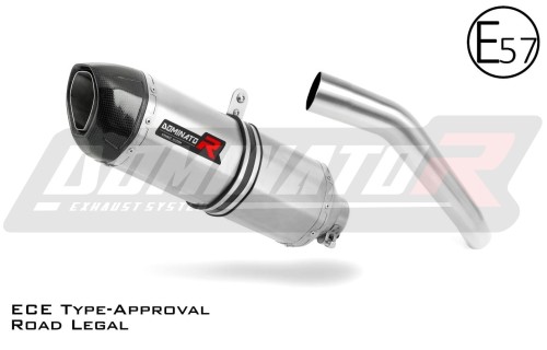 exhaust muffler DOMINATOR homologated road legal HP1 fits the motorcycle Kawasaki Z750 2007   2012 3