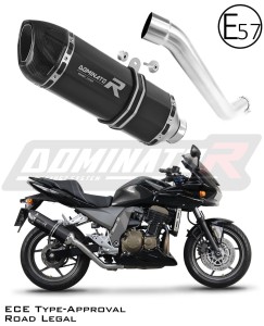 Kawasaki Z750 2004 - 2006 EU-godkänd Avgas Ljuddämpare HP1 SVART