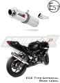 exhaust muffler DOMINATOR homologated road legal ROUND fits the motorcycle Kawasaki ZX6R 636 2009   2020 5