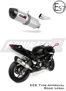 Kawasaki ZX6R 636 2009 - 2020 EU-godkänd Avgas Ljuddämpare HP1
