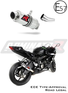 Kawasaki ZX6R 636 2009 - 2020 EU-godkänd Avgas Ljuddämpare GP1