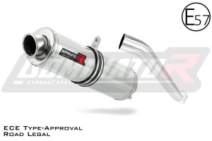 Kawasaki ZX6R 636 2003 - 2004 EU-godkänd Avgas Ljuddämpare ST