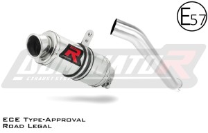 Kawasaki ZX6R 636 2003 - 2004 EU-godkänd Avgas Ljuddämpare GP1