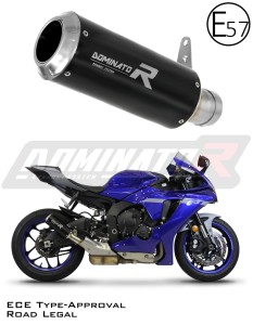 Yamaha YZF R1 1000 RN32 2015 - 2016 EU-godkänd Avgas Ljuddämpare GP SVART