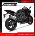kompletny układ wydechowy z tłumikiem DOMINATOR Tytanowy Full System HP6 pasujący do motocykla YZF R1 1000 RN32 2015 - 2016 3