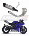 Yamaha YZF R6 2017 - 2023 Exhaust Muffler Manifold Collector Auspuff Sportauspuff Silencer Echappement Silencieux Scarico Marmitta Scarichi Escape Wydech Tłumik Kolektor HP6 Titanium DOMINATOR Full Titanium Exhaust System x