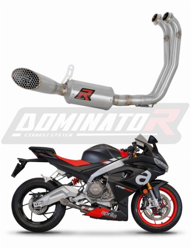 complete exhaust system with muffler DOMINATOR Full System GP3 fits the motorcycle Aprilia RS 660 2020   2024 4