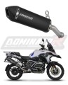 exhaust muffler DOMINATOR homologated road legal BLACK HP7 fits the motorcycle BMW R1250GS 2018   2020
