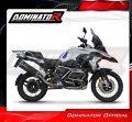 exhaust muffler DOMINATOR homologated road legal BLACK HP7 fits the motorcycle BMW R1250GS Adventure 2018   2020 4