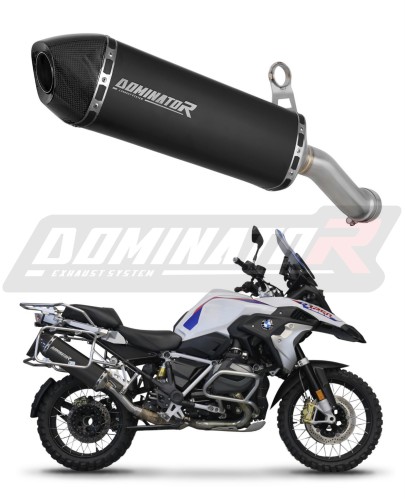 BMW R1200GS 2013 - 2018 EXHAUST Muffler Auspuff Sportauspuff Silencer Echappement Silencieux Scarico Scarichi Escape Wydech Tłumik HP7 BLACK Dominator Exhaust System EU Approved Homologacja x