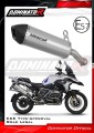 exhaust muffler DOMINATOR homologated road legal titanium HP7 fits the motorcycle BMW R1200GS Adventure 2013   2018 2