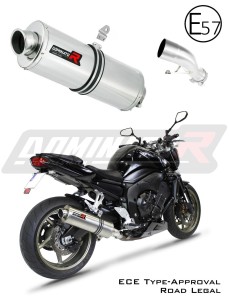 YAMAHA FZ1 1000 FAZER EU-godkänd Avgas Ljuddämpare OVAL 2006 - 2015