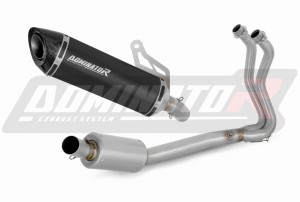 Kawasaki Z400 2018-2023 Komplett avgassystem LjuddämpareHP8 SVART + dB killer