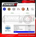 exhaust muffler DOMINATOR GPS fits the motorcycle Kawasaki Z400 2018   2023 3