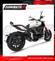exhaust muffler DOMINATOR HP5 BLACK fits to Ducati XDiavel S 2016  2021 3